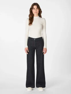 Manufactum Damenjeans mit Wollanteil Denimblau Outlet