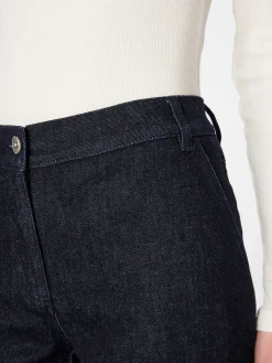 Manufactum Damenjeans mit Wollanteil Denimblau Outlet