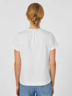 Alma ＆ Lovis Damen-Jerseybluse Weiß Sale