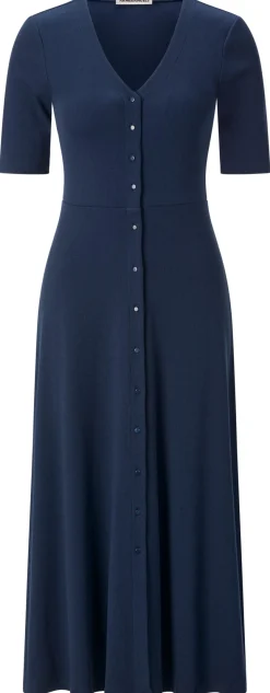 Armedangels Damen-Jerseykleid Blau Best