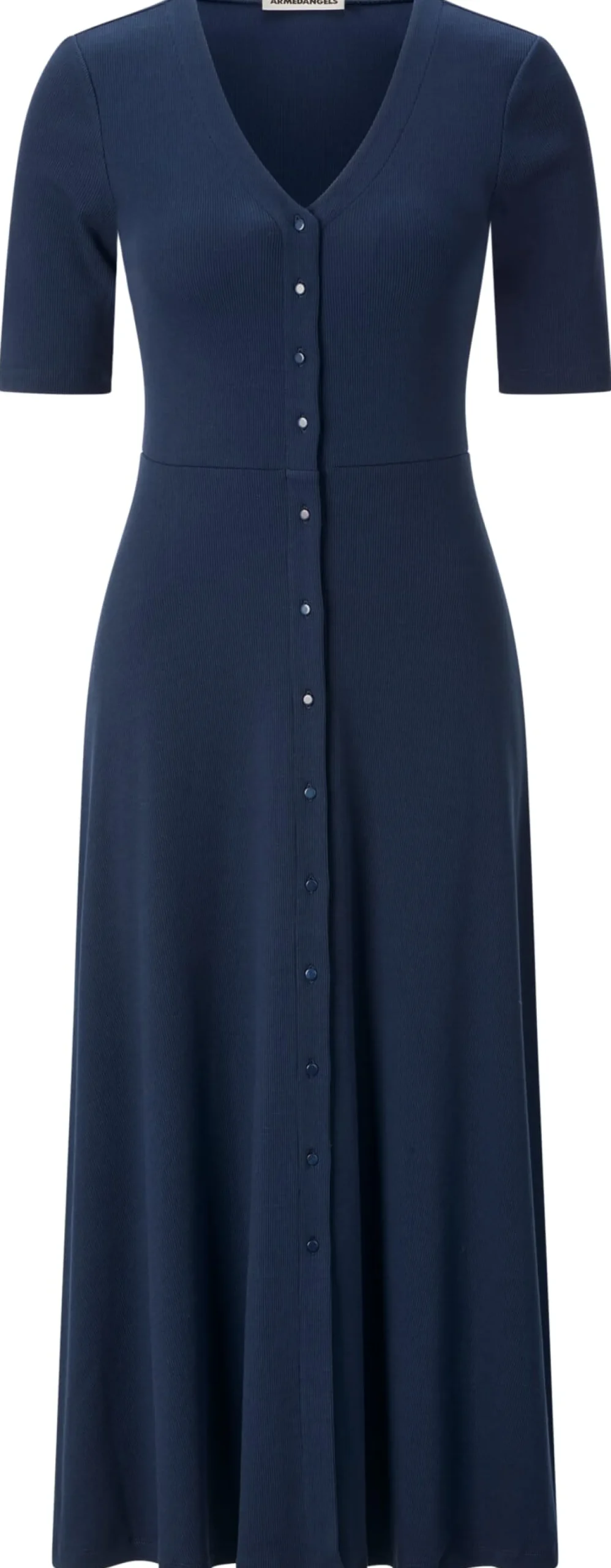 Armedangels Damen-Jerseykleid Blau Best