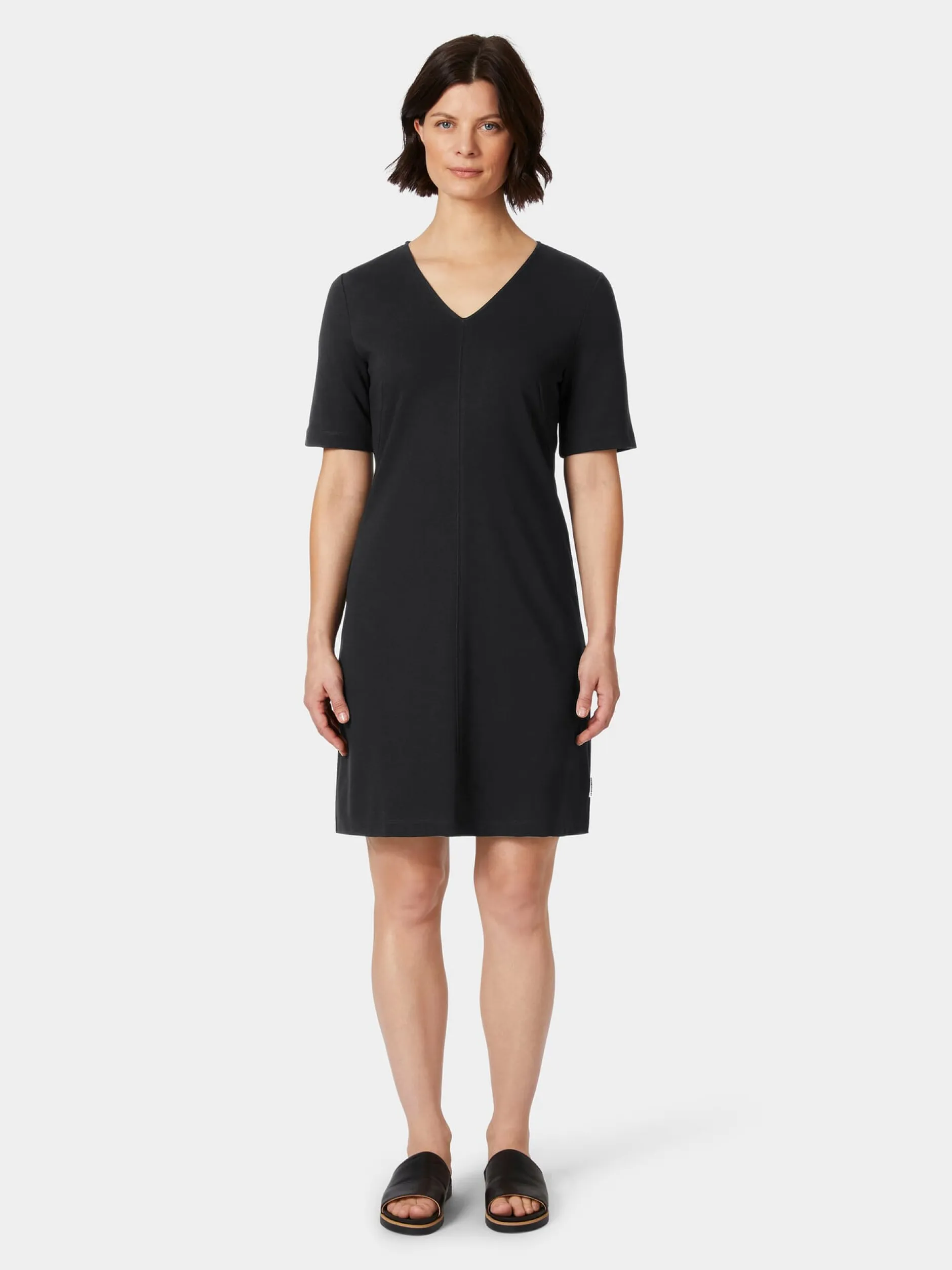 Armedangels Damen-Jerseykleid Schwarz