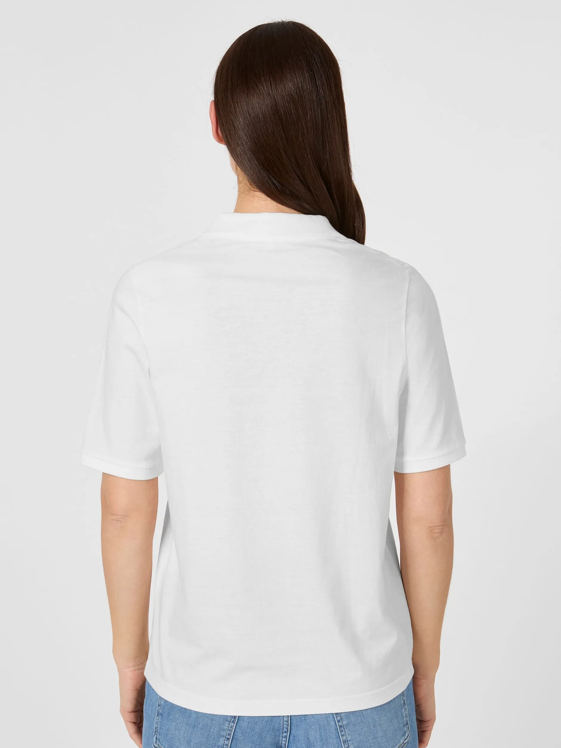 Alma & Lovis Damen-Jerseypolo Weiß Online