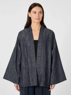 Christiane Strobel Damen-Kimonojacke Dunkelblau Discount