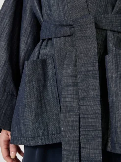 Christiane Strobel Damen-Kimonojacke Dunkelblau Discount