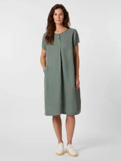 Oska Damenkleid Hanf Kurzarm Sale