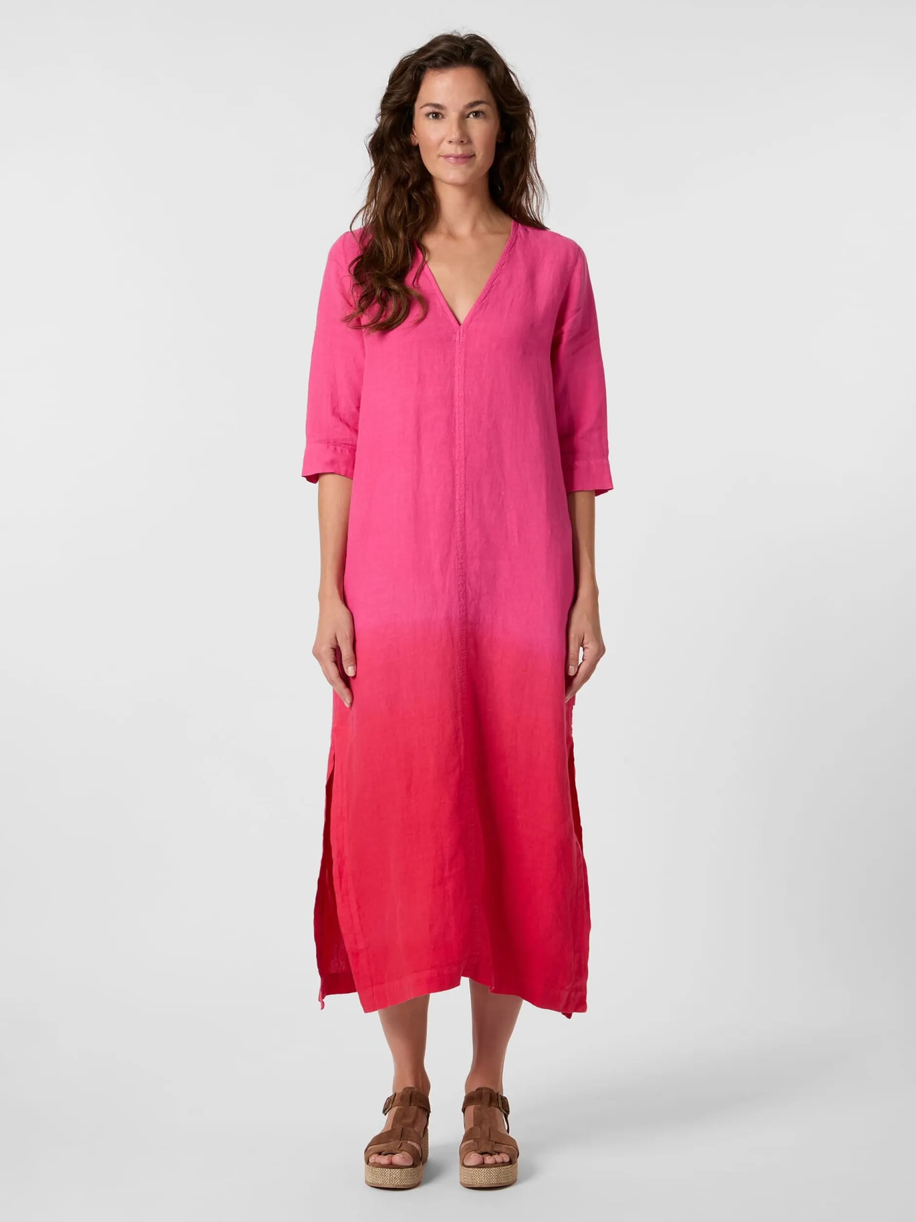 Elemente Clemente Damenkleid Leinen Batik Discount