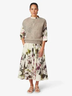 Hannes Roether Damenkleid Midi Multicolor