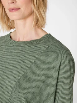 Oska Damen-Langarmshirt Oliv New