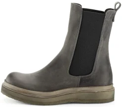 Punto Pigro Damen-Lederboot Grau Discount