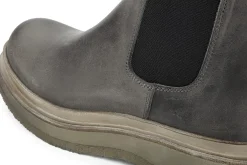 Punto Pigro Damen-Lederboot Grau Discount