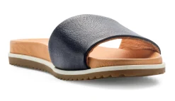 Werner Schuhe Damen-Lederpantolette Dunkelblau Best