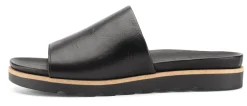 Werner Schuhe Damen-Lederpantolette Schwarz Clearance