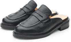 Werner Schuhe Damen-Ledersabot Schwarz Outlet