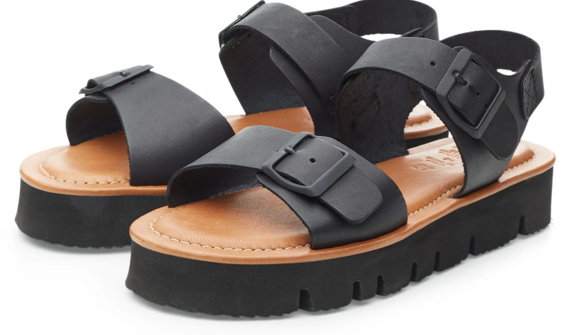 Grand Step Shoes Damen-Ledersandale Outlet