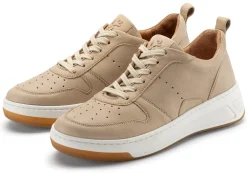 Werner Schuhe Damen-Ledersneaker Sand Online