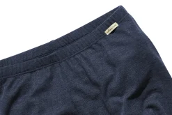 Comazo Damen-Leggings Wolle-Seide Dunkelblau