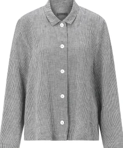 Oska Damen-Leinenjacke gestreift Discount