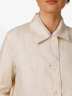 LANIUS Damen-Leinenjacke Streifen Online
