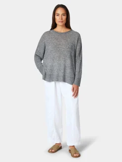 Oska Damen-Leinenpullover Outlet