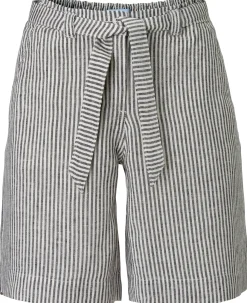 Manufactum Damen-Leinenshorts gestreift Discount