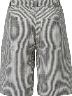 Manufactum Damen-Leinenshorts gestreift Discount