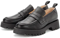 Werner Schuhe Damenloafer Leder Schwarz Best