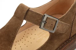 Astorflex Damen-Loafer mit Riemen Braun New