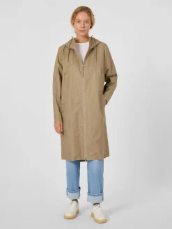 LangerChen Damenmantel Leinen mit Kapuze Sale