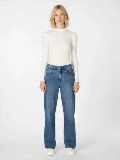 LANIUS Damen-Marlenejeans Blau Online