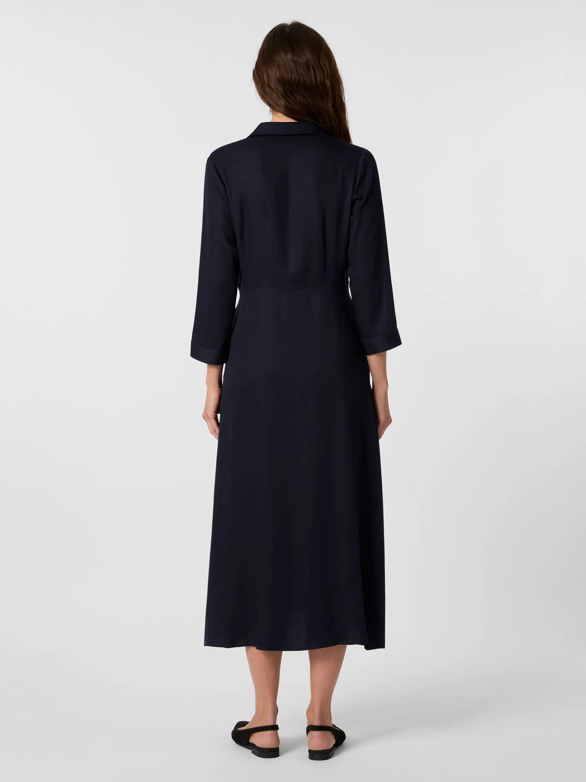 LANIUS Damen-Midikleid New