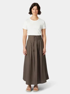 CARE BY ME Damen-Midirock Hellbraun