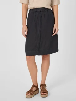 Manufactum Damen-Midirock Baumwolle Navy Sale