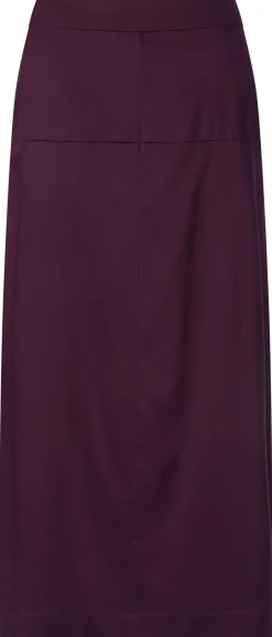 LANIUS Damen-Midirock TENCEL™ Violett New