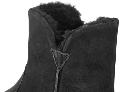 Werner Schuhe Damen-Nubukboot gefüttert Schwarz Hot