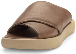 Werner Schuhe Damenpantolette Rindleder Braun