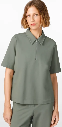 Armedangels Damen-Poloshirt Grün Online