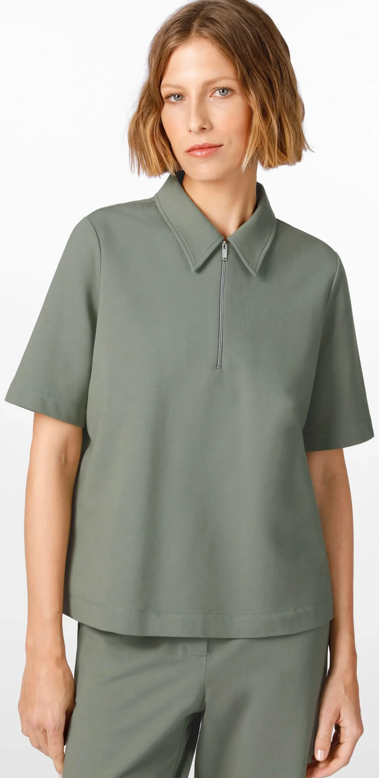 Armedangels Damen-Poloshirt Grün Online