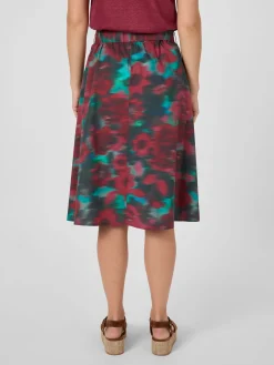 Alma ＆ Lovis Damen-Popelinerock Multicolor