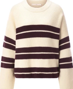 LANIUS Damen-Pullover gestreift Sale