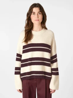 LANIUS Damen-Pullover gestreift Sale