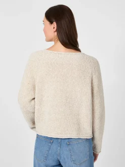 Seldom Damenpullover Oversized Natur Best