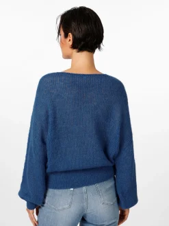 Alma ＆ Lovis Damenpullover V-Ausschnitt Blau Best