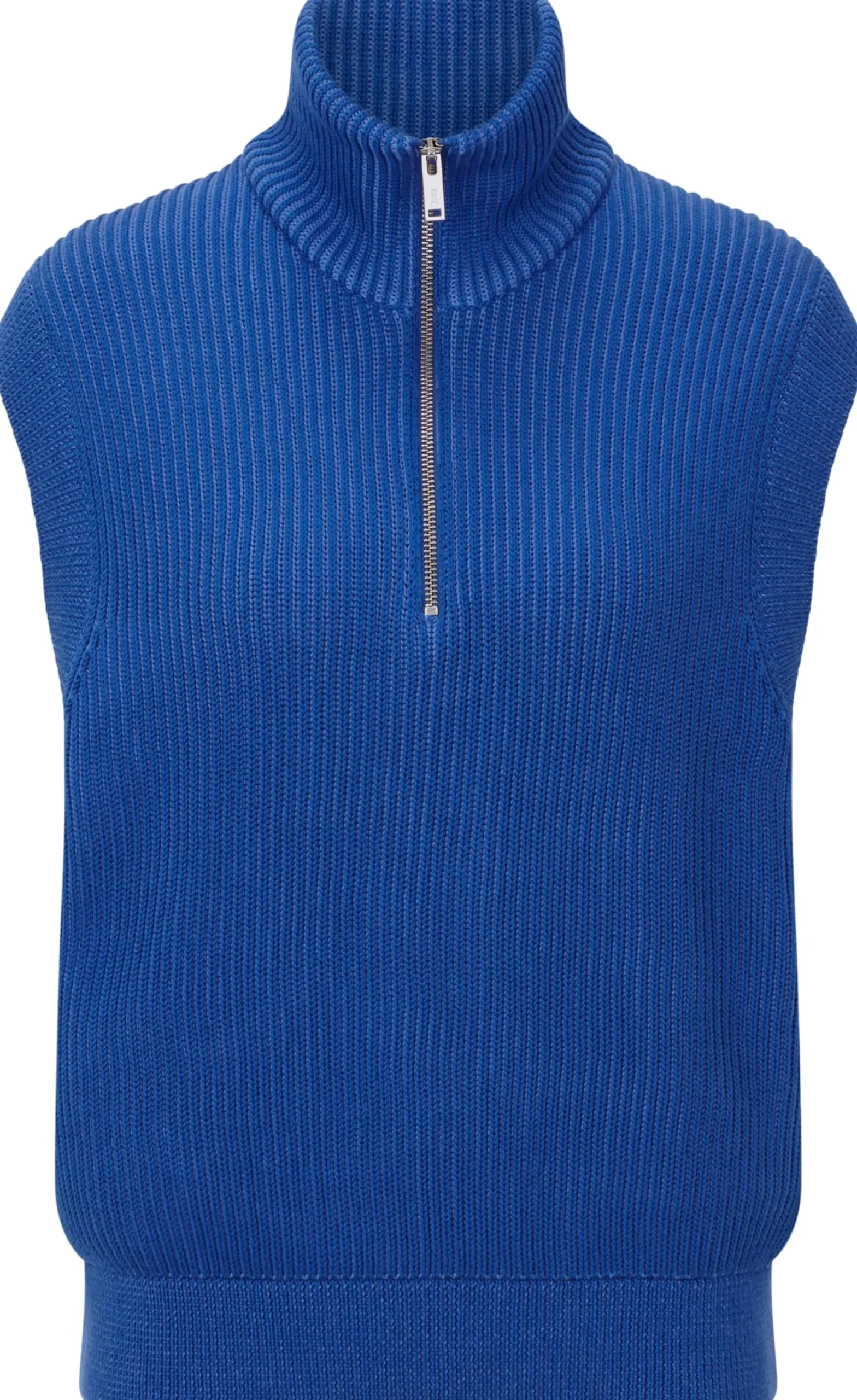 Armedangels Damenpullunder mit Zip Blau