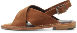 Astorflex Damen-Rauledersandale Cognac Online