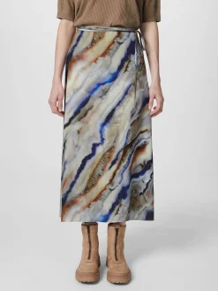 Armedangels Damenrock mit Farbverlauf Multicolor Hot