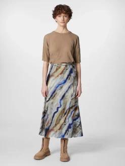 Armedangels Damenrock mit Farbverlauf Multicolor Hot