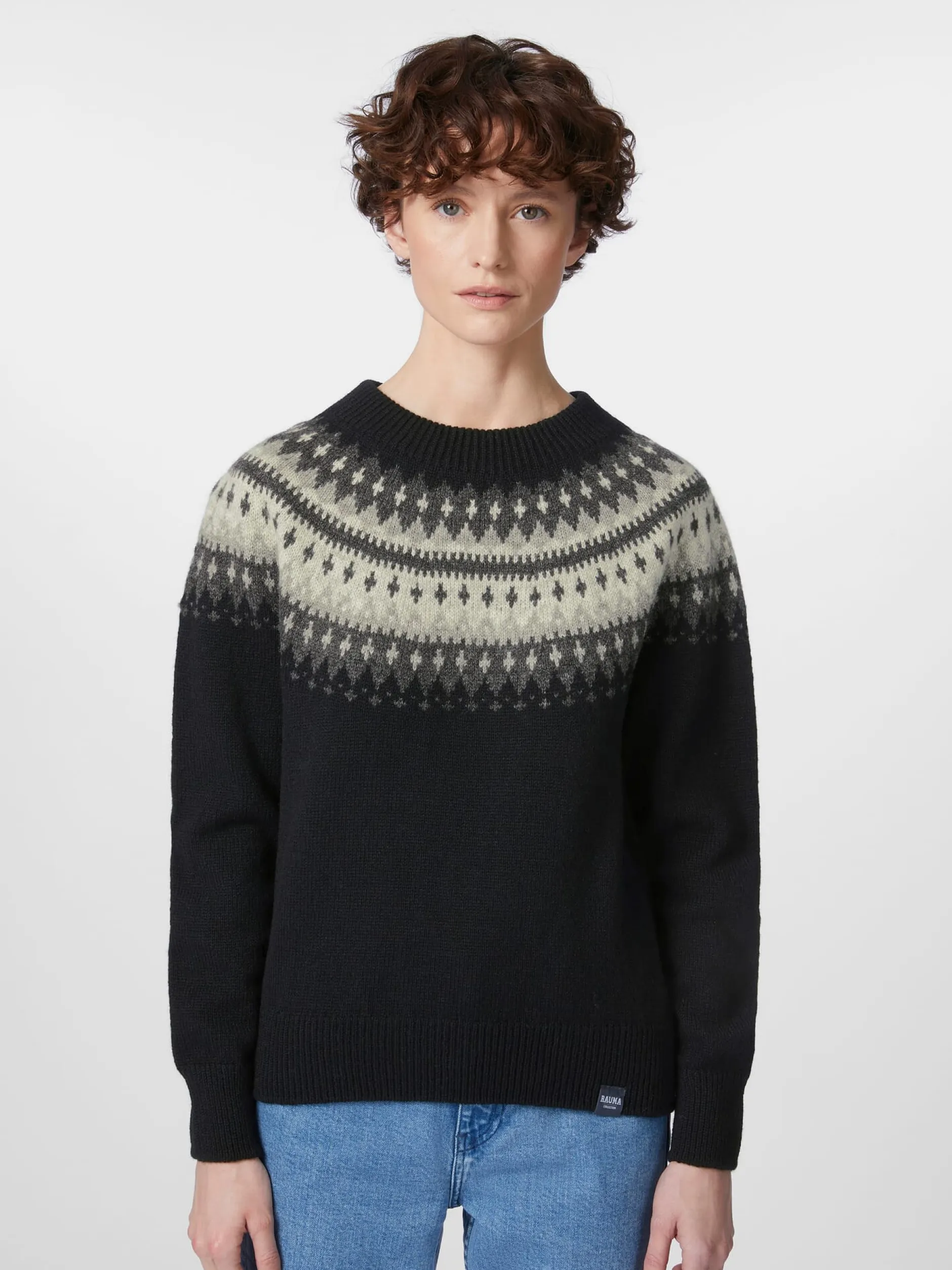 Rauma Ullvarefabrikk Damen-Rundhalspullover Clearance