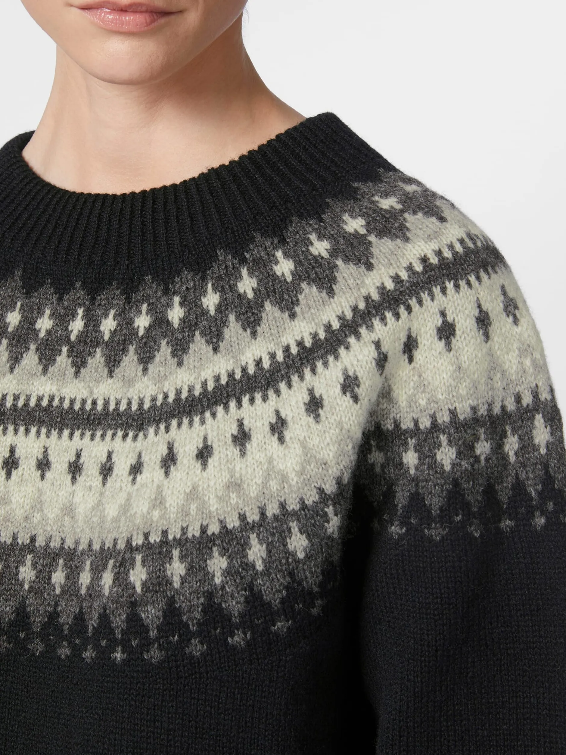 Rauma Ullvarefabrikk Damen-Rundhalspullover Clearance