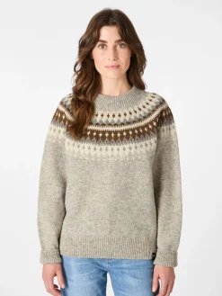 Rauma Ullvarefabrikk Damen-Rundhalspullover New